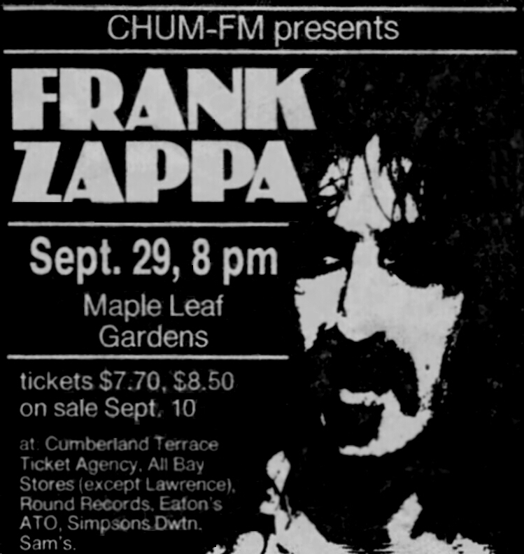 29/09/1977Maple Leaf Gardens, Toronto, Canada